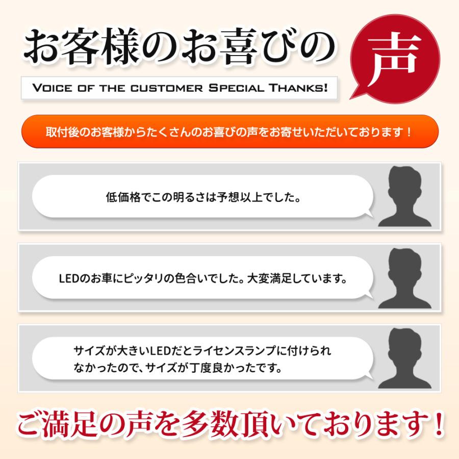 【T10】ディフュージョンLEDバルブ ウェッジ球2個1セット　ポジション ライセンス ルームランプ 等 | YOURS | 08