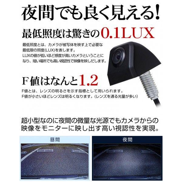 YOURS バックカメラ 車載用カメラ 防水・防塵仕様IP67 CMOSイメージ