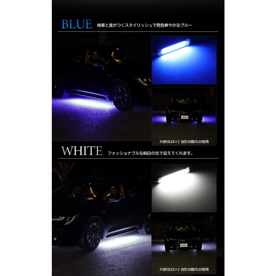トヨタ カローラツーリング 専用 10連 LED ウェルカムランプ 全2色 TOYOTA ドレスアップ アクセサリー[5]｜hid-led-carpartsshop｜07