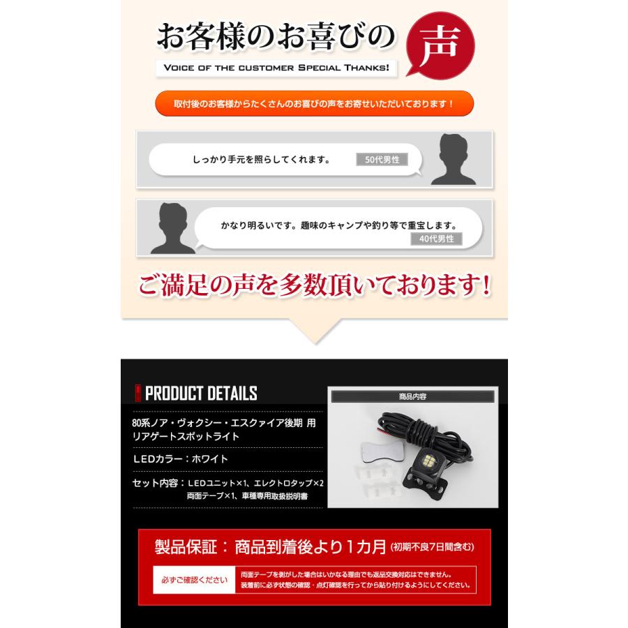YOURS トヨタ ヴォクシー ノア エスクァイア 80系 後期 専用リアゲート