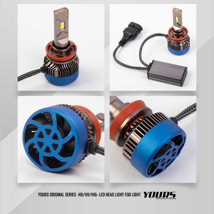 H8 H11 H16 LED フォグランプ LED バルブ 2本左右セット 8000LM 6000K 3000K 1年保証 ホワイト 鮮やかなイエローバルブ [2] | YOURS | 17