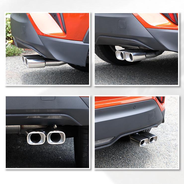 YOURS C-HR CHR 前期/後期 専用 マフラーカッター2 二本出し YOURS C-HR CHR 前期/後期 専用 マフラーカッター2 二本出し