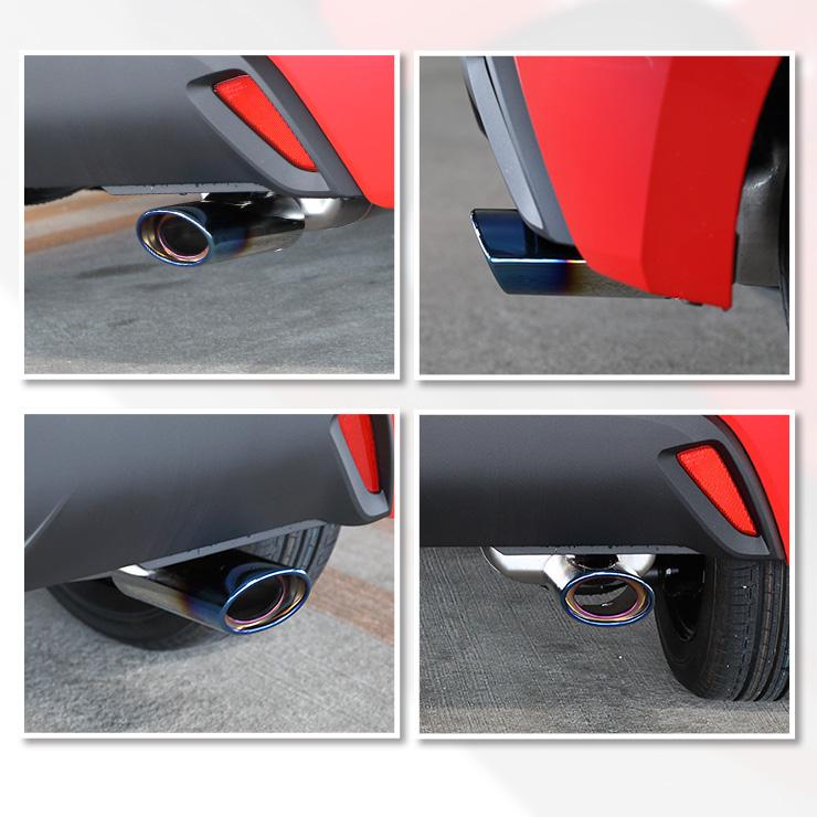 トヨタ ヤリス 専用 チタン調マフラーカッター 1PCS 落下防止付 YARIS アクセサリー ドレスアップ | YOURS | 08