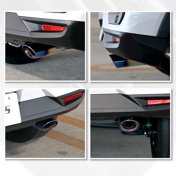 トヨタ ライズ 専用 メッキパーツ チタン調マフラーカッター 1PCS アクセサリー ドレスアップ RAIZE | YOURS | 08