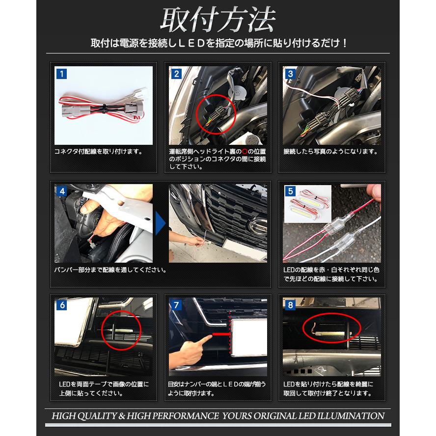 日産キックスP15Xヘッドライト　　LED 取付ガイドピンが折れています。 YOURS 日産 キックス 専用 バンパー内 LED イルミネーション カスタム