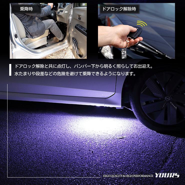 YOURS 日産 E13 ノート 専用 LED ウェルカムランプ 【全2色】 ブルー