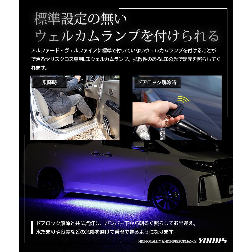 トヨタ 30系 アルファード ヴェルファイア 後期専用 10連 LED ウェルカムランプ 全2色 ブルー ホワイト[5] | YOURS | 04