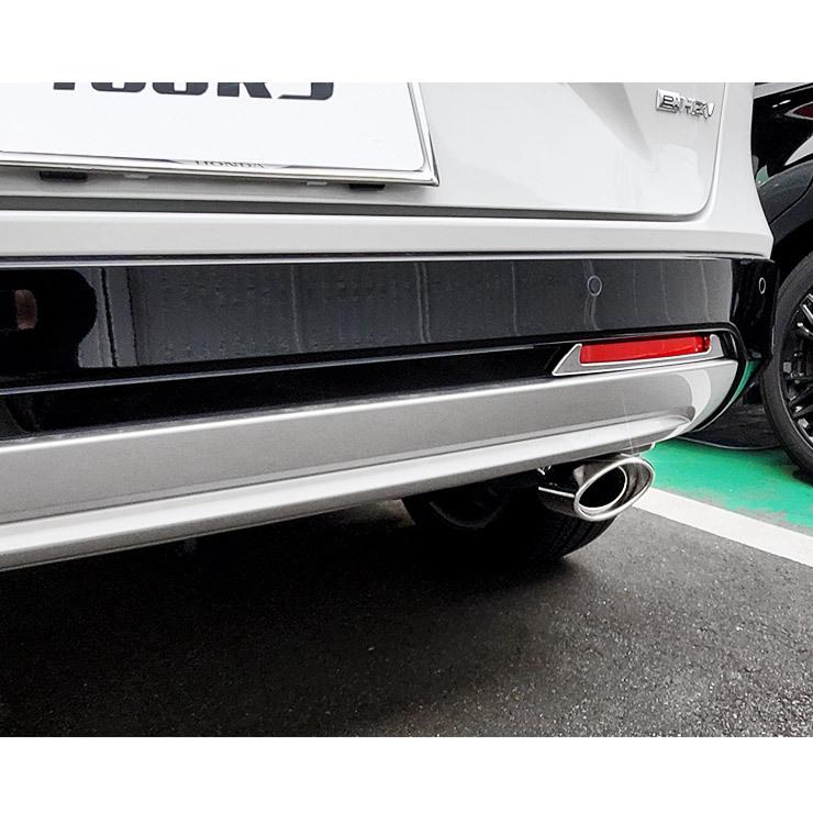 ホンダ ヴェゼル RV系 専用 マフラーカッター 1PCS 落下防止付 外装 ドレスアップ アクセサリー | YOURS | 05