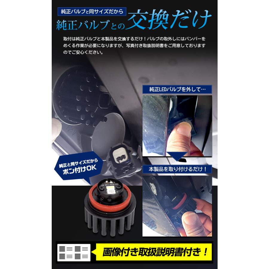 YOURS トヨタ アクア MXPK10/11/15/16系専用 純正LEDバックランプ 交換
