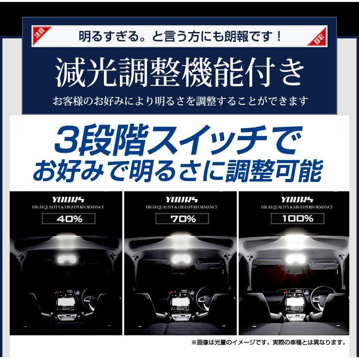 日産 サクラ 専用 LED ルームランプ セット SAKURA 室内灯 明るさ調整 専用工具付 内装 アクセサリー ドレスアップ｜hid-led-carpartsshop｜07