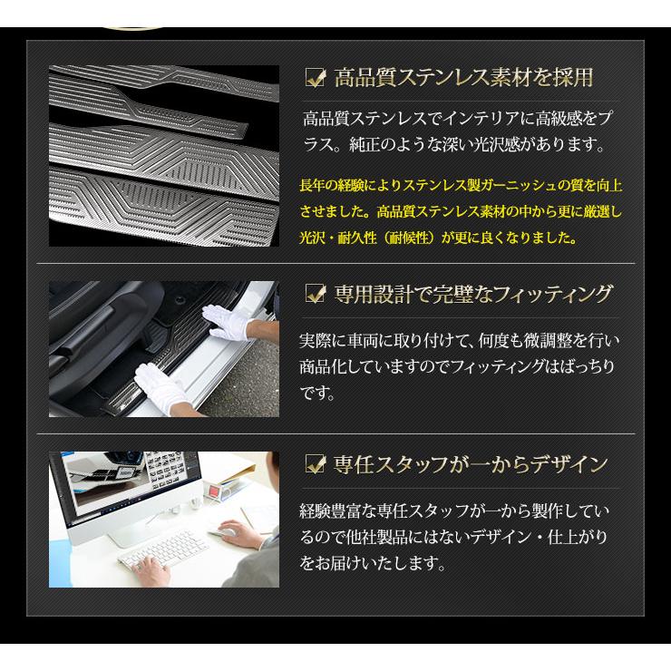 YOURS ホンダ ステップワゴン 専用 インナースカッフプレート