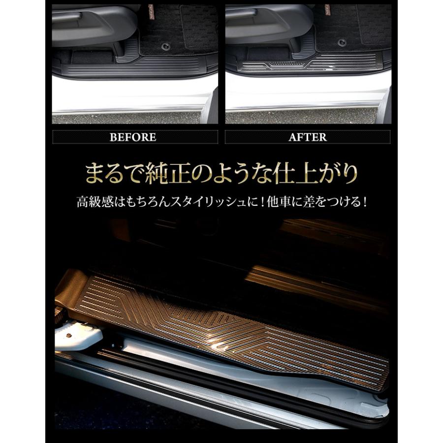 YOURS ホンダ ステップワゴン 専用 インナースカッフプレート