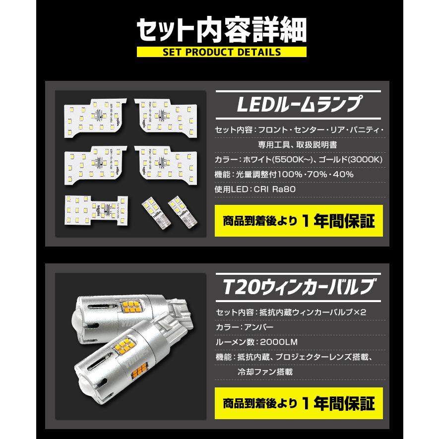 エクストレイル Gグレード 専用 LED4点 +ドアプロテクター+ロックボルト 6点セット ルームランプ リアウィンカー バックランプ ライセンスランプ｜hid-led-carpartsshop｜13