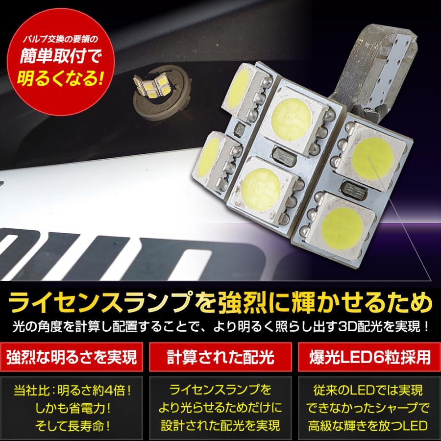 YOURS ハスラー 車種専用設計 LED ライセンスランプ ナンバー灯
