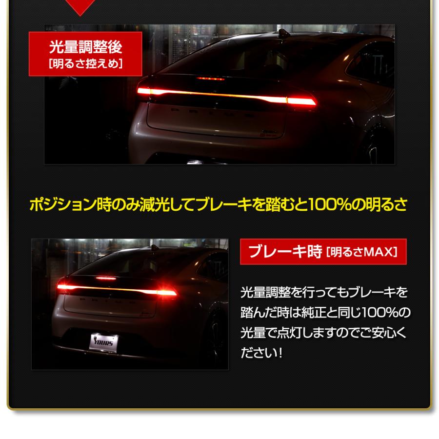 YOURS プリウス 60系 専用 LED ハイマウントポジション化キット