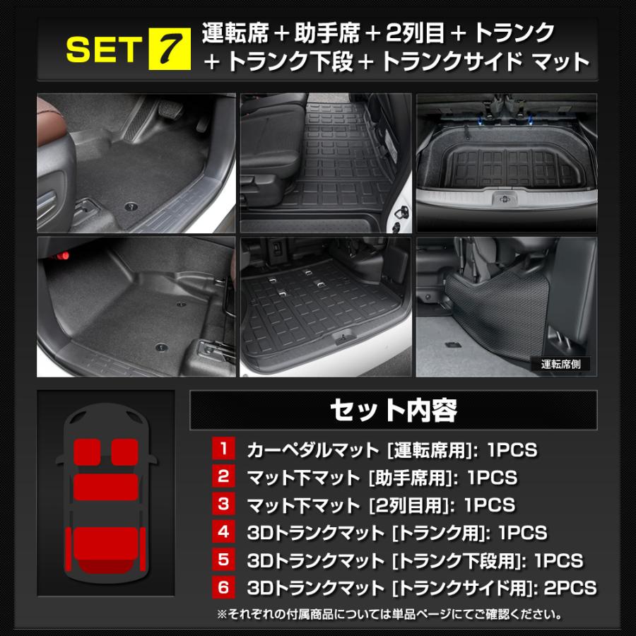 YOURS C28 セレナ 専用 3Dマットセット ペダルマット 2列目 マット下