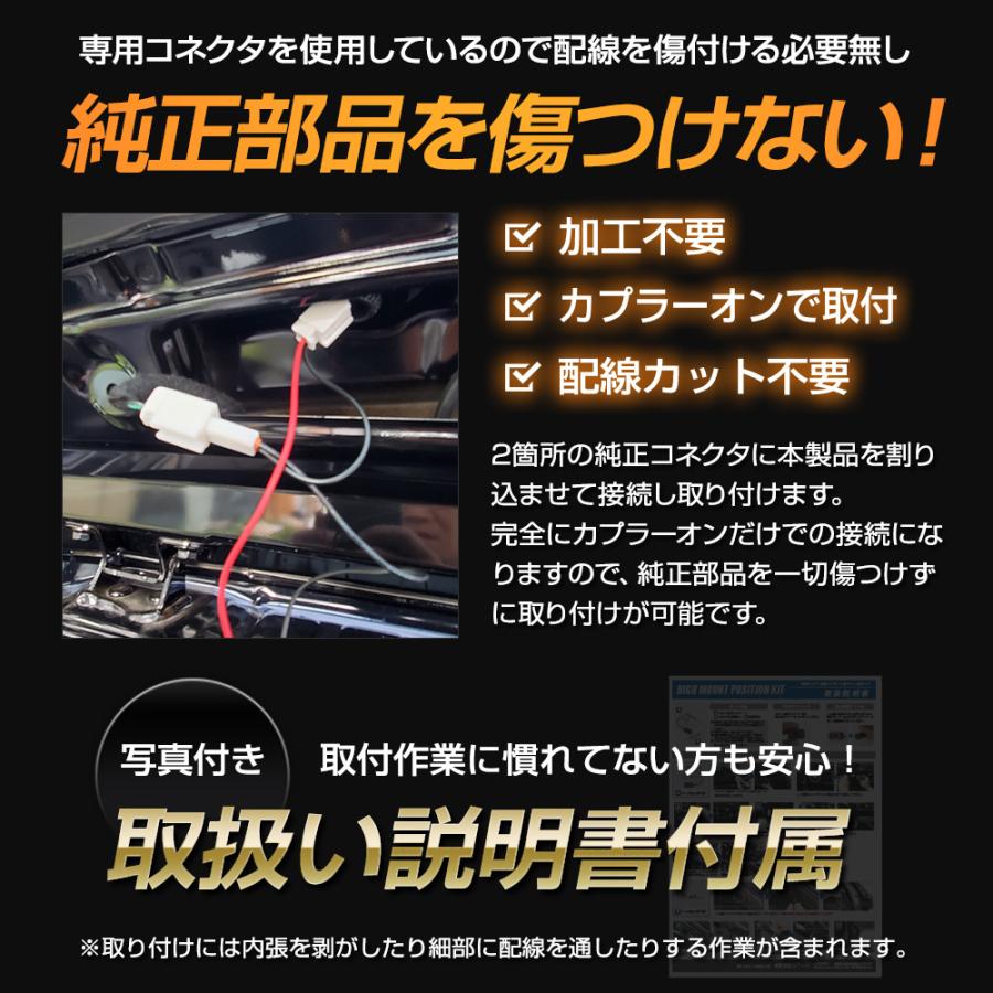 YOURS ホンダ ZR-V ZRV 専用 LED ハイマウントポジション化