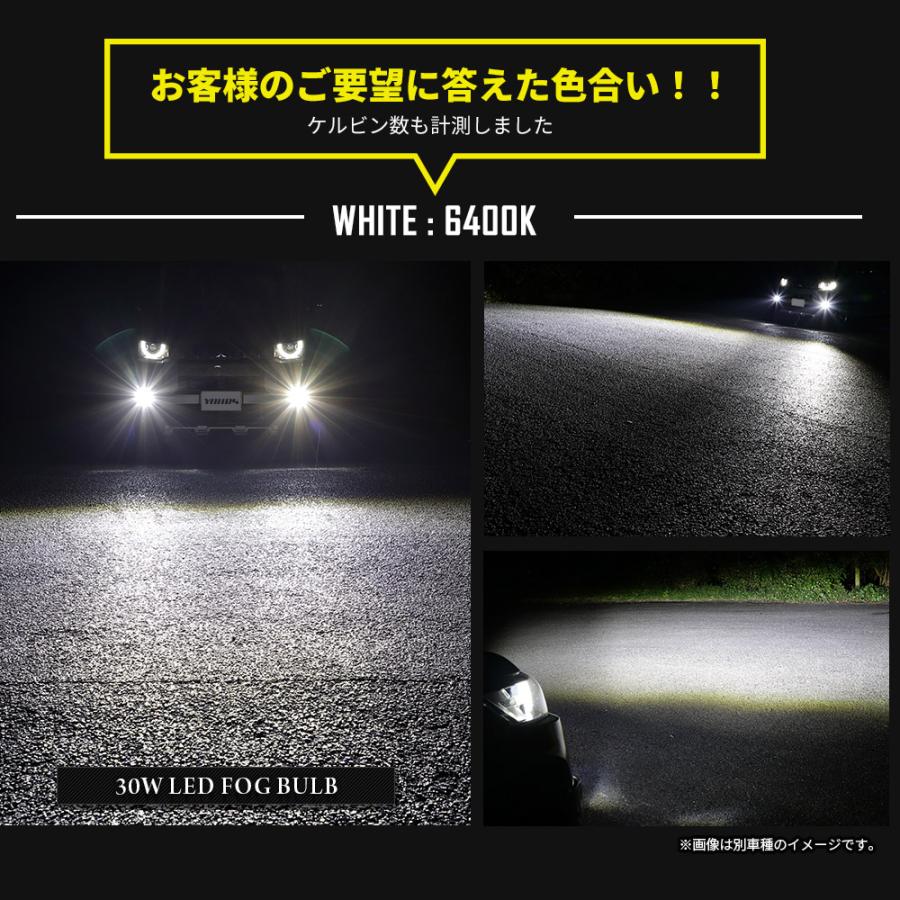 デリカミニ B34A B35A B37A B38A 専用 フォグランプユニット + LEDバルブ セット ホワイト イエロー 三菱 ミツビシ｜hid-led-carpartsshop｜10