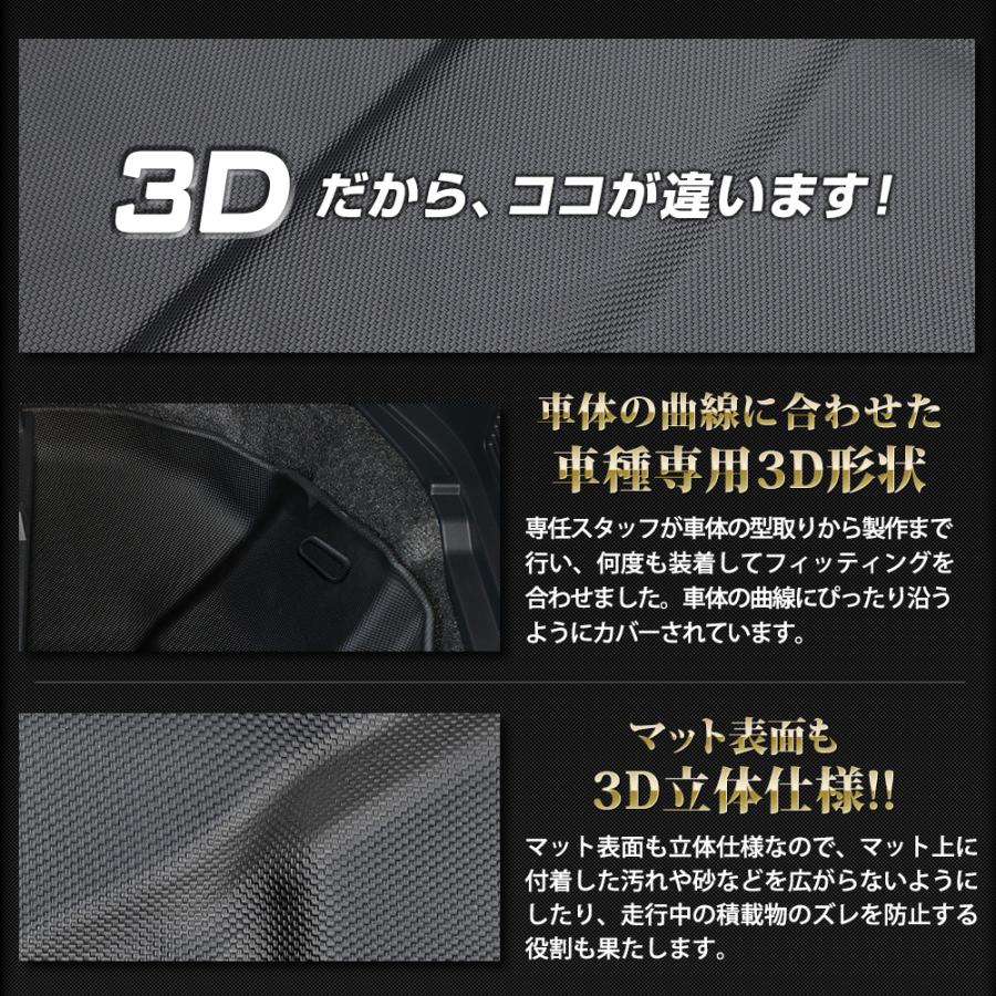 40系 アルファード 40系 ヴェルファイア 専用 下段 ラゲッジマット 3D スポーツマット 防水 ゴミ 汚れ 掃除 カバー保護 | YOURS | 08