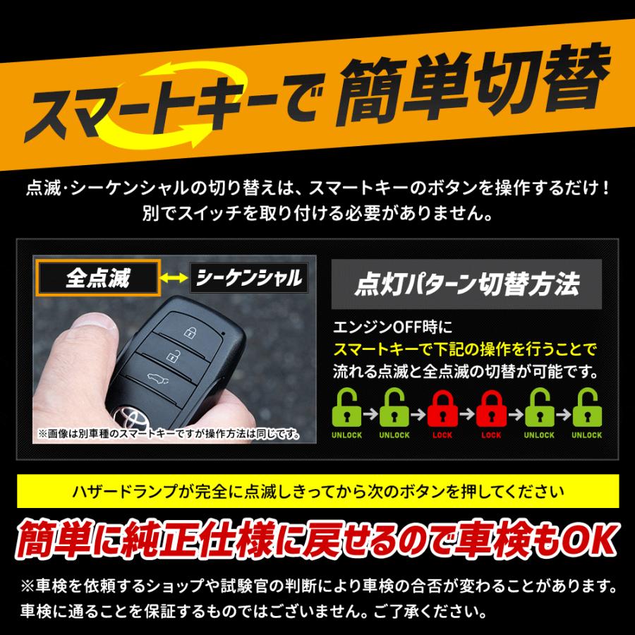 YOURS 90系 ノア ヴォクシー 専用 LED シーケンシャルドアミラーキット