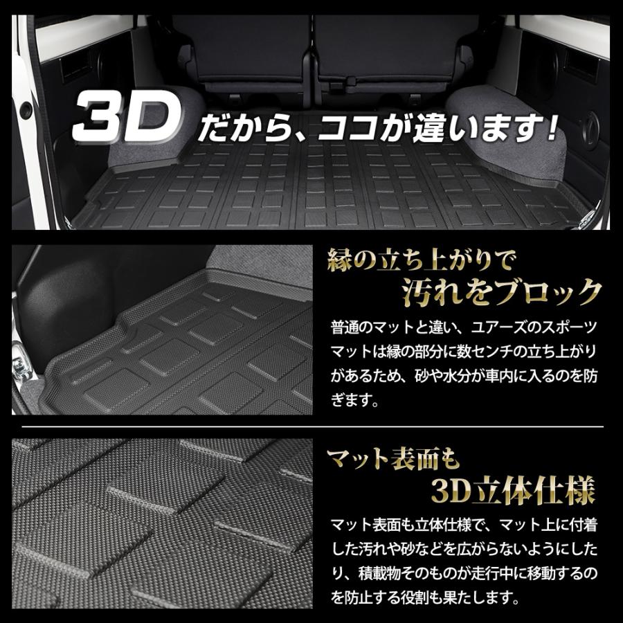 70系 ランドクルーザー 専用 3D スポーツ マット ランクル ラゲッジ ラゲージ トランク 防水 防汚 傷防止 トヨタ TOYOTA | YOURS | 07