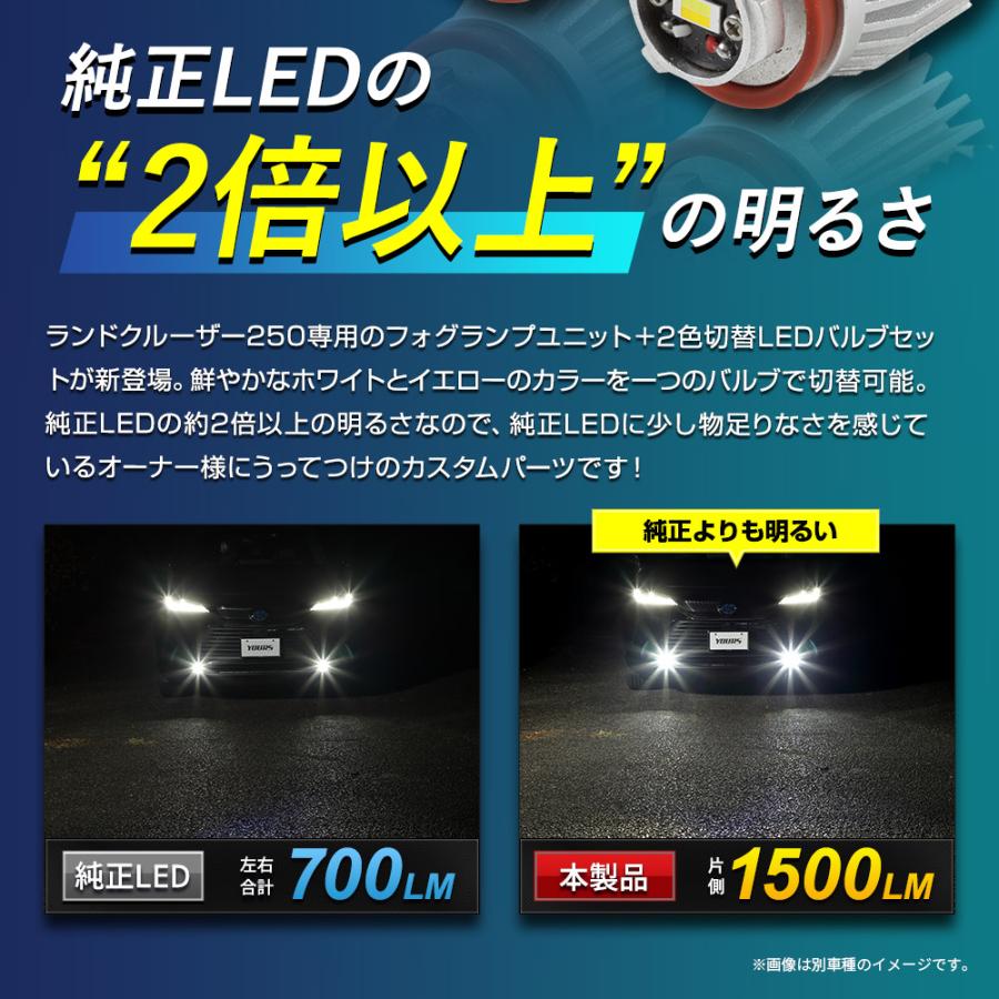 フォグランプ ランドクルーザー トヨタ純正 ランドクルーザー250用 純正LEDフォグランプ用交換バルブ