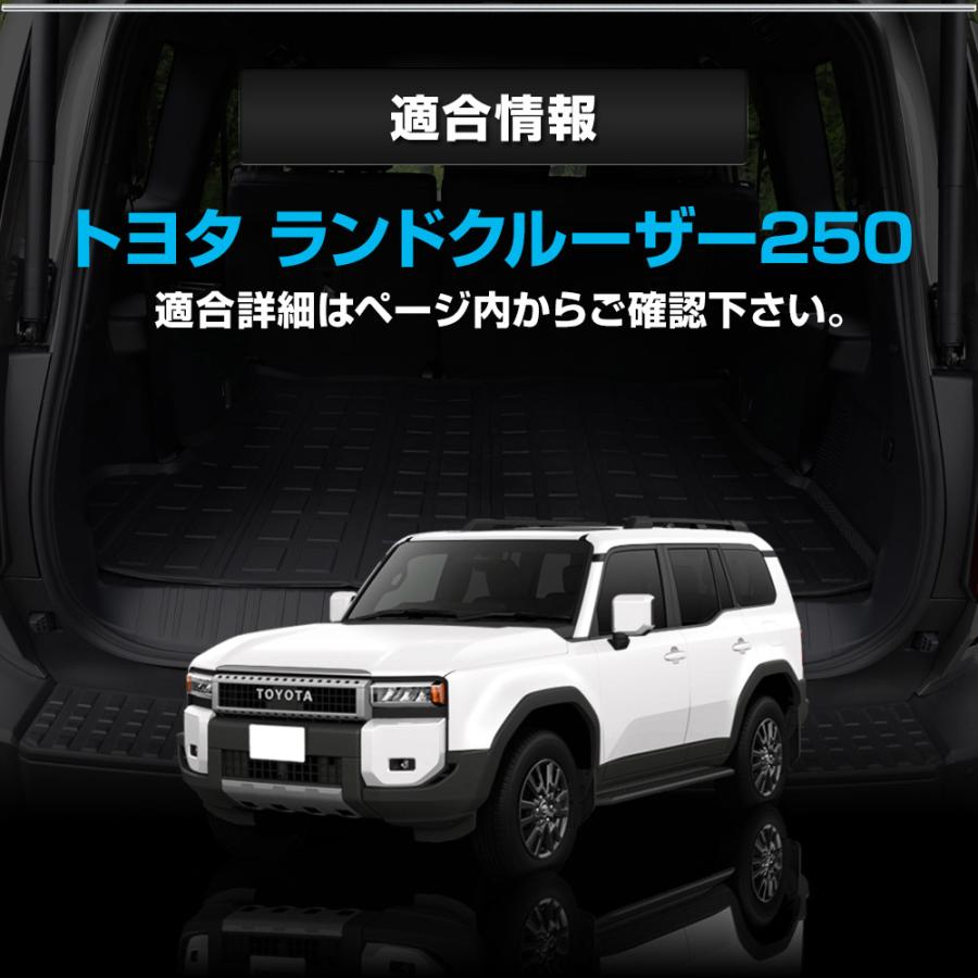メルリ　【美品】ランクル250 5人乗対応 フロアマット＆ラゲッジマット ランドクルーザー 250 フロアマット ランクル 250系 フロア