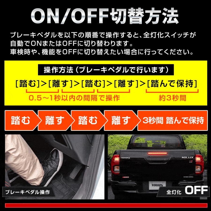 YOURS ハイラックス後期専用 GUN125 ブレーキ全灯化キット LED YOURS ハイラックス後期専用 GUN125 ブレーキ全灯化キット LED