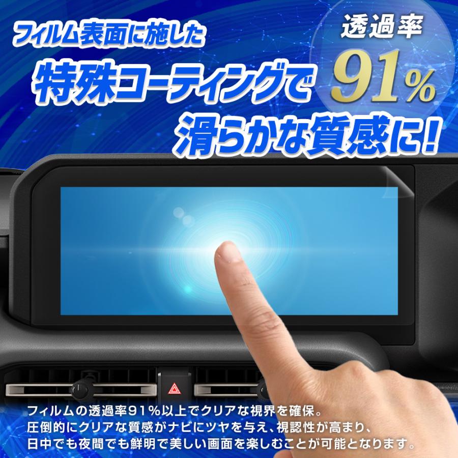 YOURS ランドクルーザー250 専用 カーナビ液晶保護フィルム 2枚