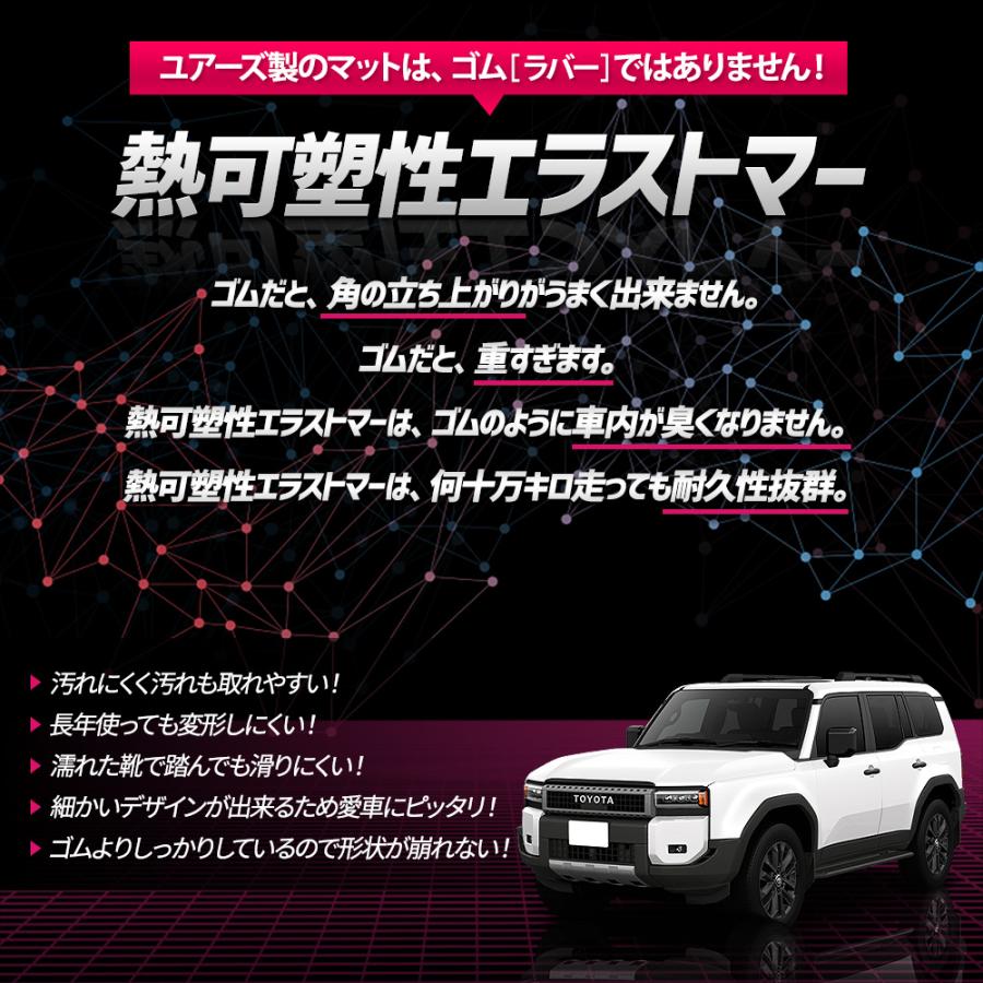 YOURS ランドクルーザー250 専用 3Dマット 4点セット ペダル YOURS ランドクルーザー250 専用 3Dマット 4点セット ペダル
