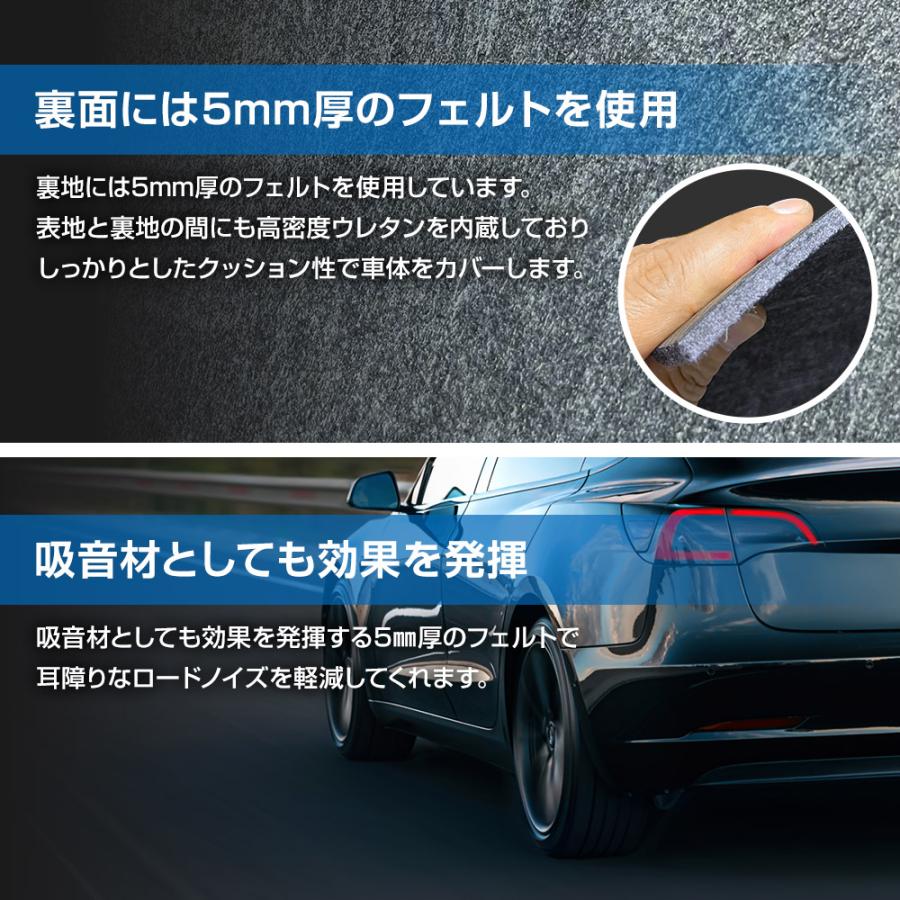 90系 ノア・ヴォクシー専用 カーボン調トランク マット ラゲッジマット 防汚 傷防止 カバー 90 NOAH VOXY トヨタ TOYOTA [5] | YOURS | 05