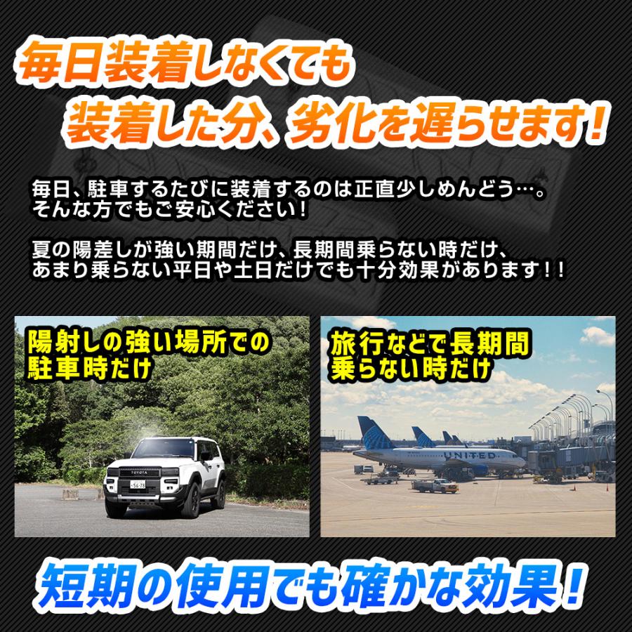 ランドクルーザー 250 専用 ヘッドライトサングラス 2枚セット カバー  ランクル250 黄ばみ 曇り 日焼け 傷防止 TOYOTA トヨタ | YOURS | 06