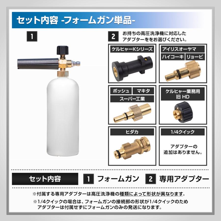 ケルヒャー高圧洗浄機 フォームガン YOURS 洗車フォームガン 単品 高圧洗浄機専用 アタッチメント