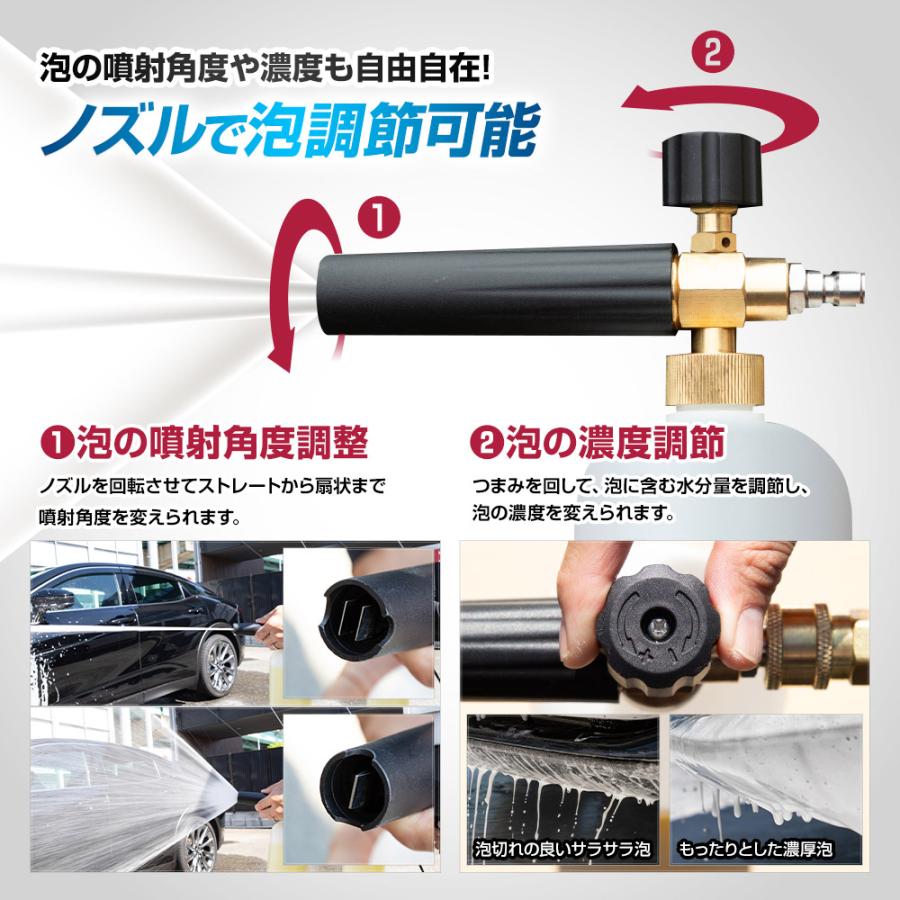 YOURS 洗車フォームガン 単品 高圧洗浄機専用 アタッチメント YOURS 洗車フォームガン 単品 高圧洗浄機専用 アタッチメント