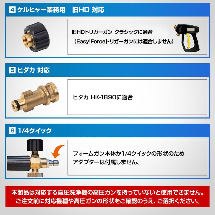 YOURS 洗車フォームガン 単品 高圧洗浄機専用 アタッチメント