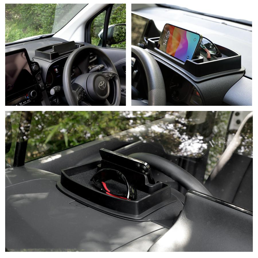 シエンタ 専用 メーター上部増設収納トレー SIENTA トレイ 滑り止めマット 手入れ簡単 利便性アップ 保護 傷防止 TOYOTA トヨタ [2] | YOURS | 10