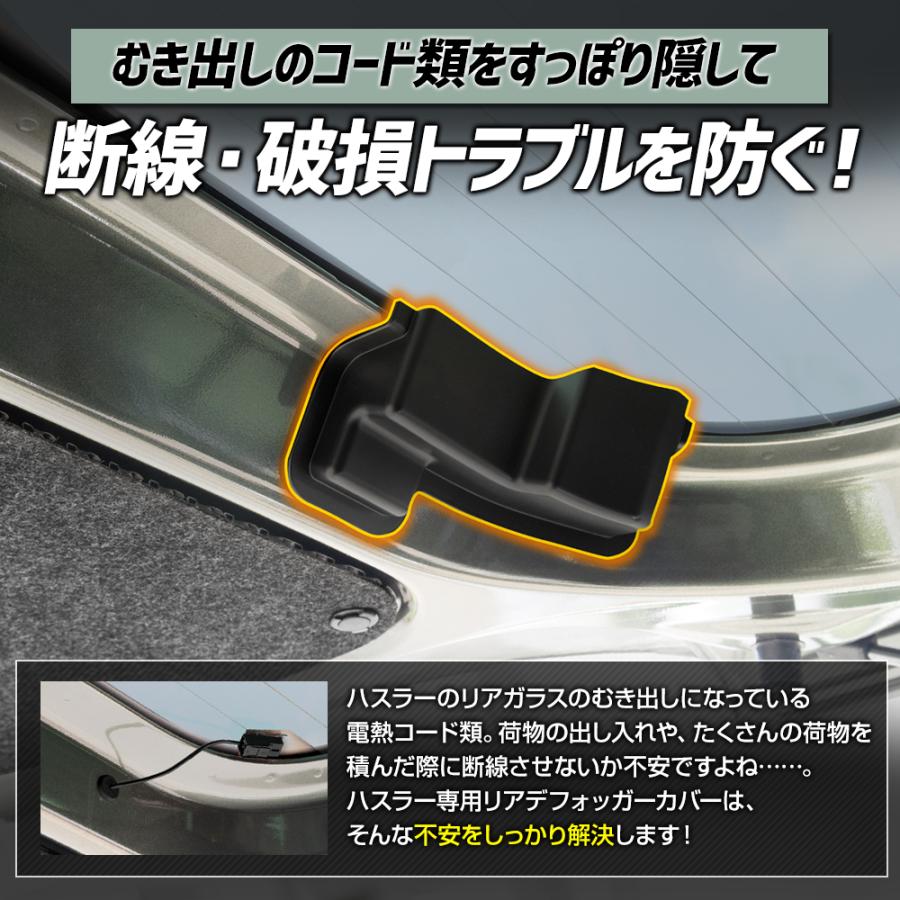 YOURS ハスラー 専用 リアデフォッガーカバー HUSTLER リアドア バック