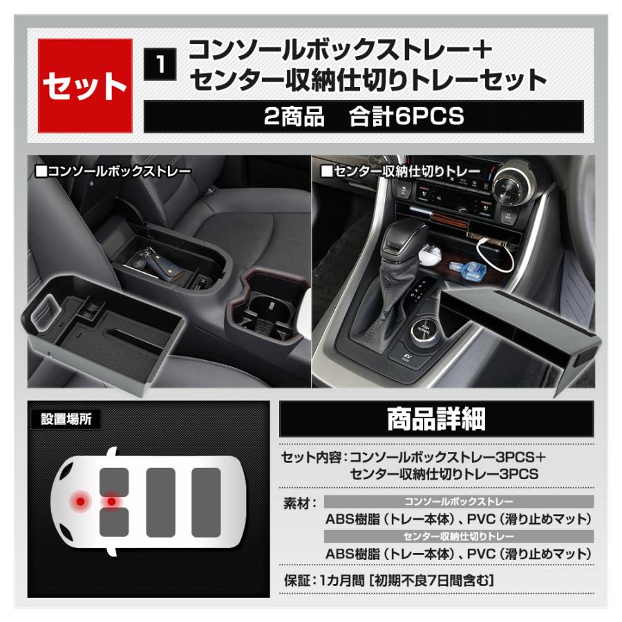 RAV4 内装部品セット YOURS RAV4 マイナーチェンジ後 専用 コンソールボックストレー