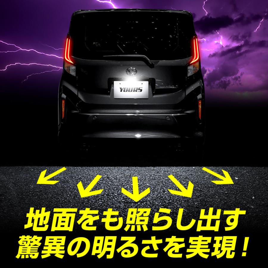 [予約] 新型ムーヴ 車種専用設計 LED ライセンスランプ LA850S/LA860S ナンバー灯 車検対応 MOVE ムーブ ダイハツ DAIHATSU [7] | YOURS | 07