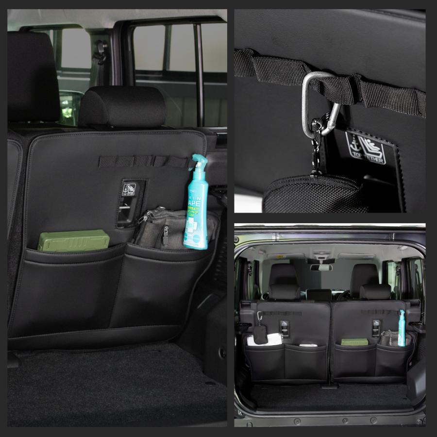 ジムニー ノマド JC74W 専用 2列目背面収納マット 左右セット 傷防止 大容量 シートバックポケット ラゲッジ トランク スズキ SUZUKI [2] | YOURS | 12