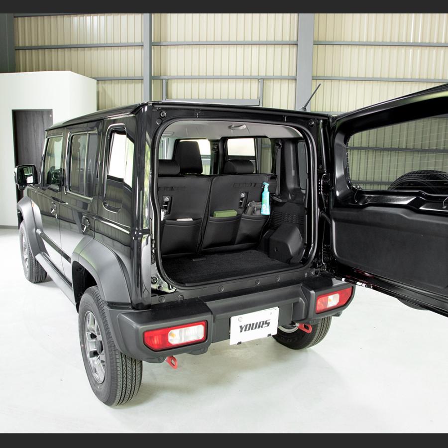ジムニー ノマド JC74W 専用 2列目背面収納マット 左右セット 傷防止 大容量 シートバックポケット ラゲッジ トランク スズキ SUZUKI [2] | YOURS | 13