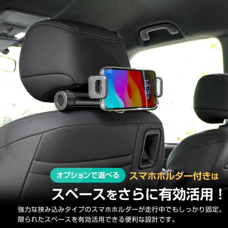 ロール式ゴミ袋ホルダー 専用ゴミ袋 付き スマホホルダー 付きも選べる！ 車内 収納グッズ 便利グッズ 清潔 清掃 汎用 タイプ [2] | YOURS | 10