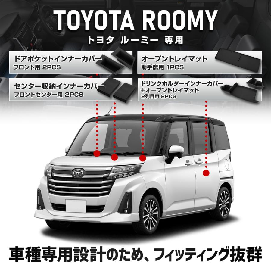 ルーミー 専用 プロテクティブカバー＆マット 保護 傷防止 内装 トレー マット カバー ROOMY TOYOTA トヨタ [2] | YOURS | 02