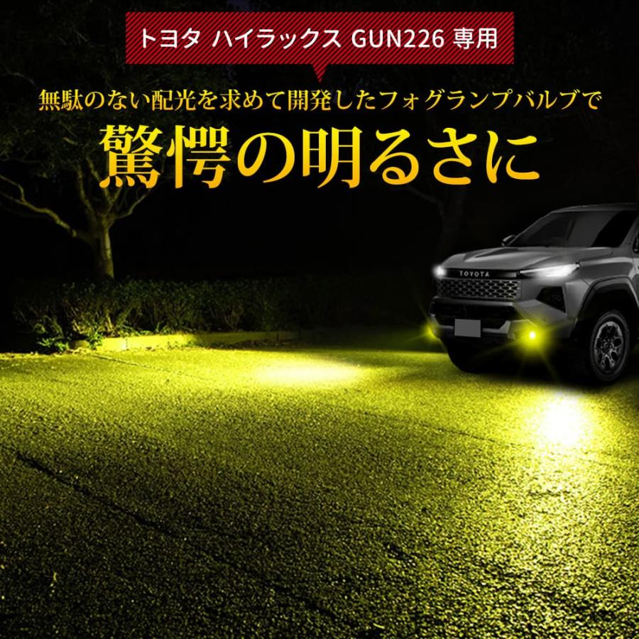 YOURS [一部予約] ハイラックス GUN226 専用 純正フォグランプ交換用