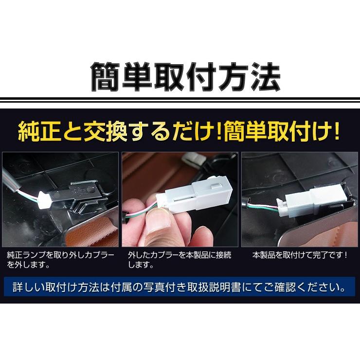 YOURS プリウス 50系 フットランプ LED 2個1セット ホワイト