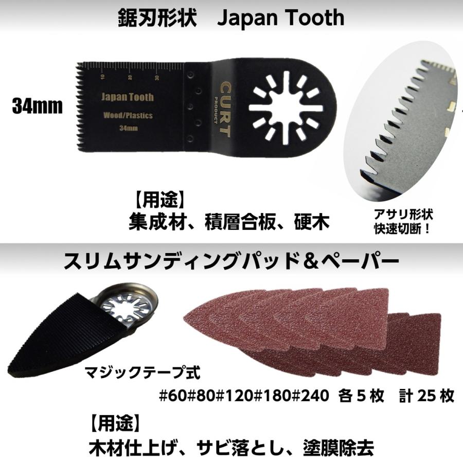 CURT PRODUCT】マルチツール 替刃 アルミケース入り スリム