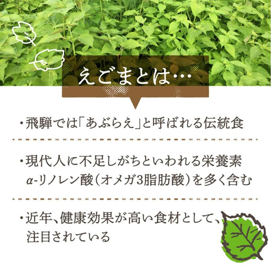 飛騨 生搾り えごま油 100g 受注生産 低温圧搾 無添加 農薬不使用 国産 飛騨原産｜hidaegoma｜05