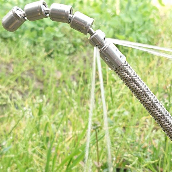 業務用高圧洗浄機用 プロ仕様洗管ホース 1.5分柔軟ウレタン スズラン