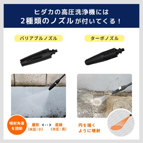 ヒダカ 家庭用 高圧洗浄機 静音 HKN-2090 延長ホース・ウォッシュブラシセット HK-1890後継機種 ワンタッチ接続 50Hz/60Hz 別 洗車  レビュープレゼント対象 |  | 07