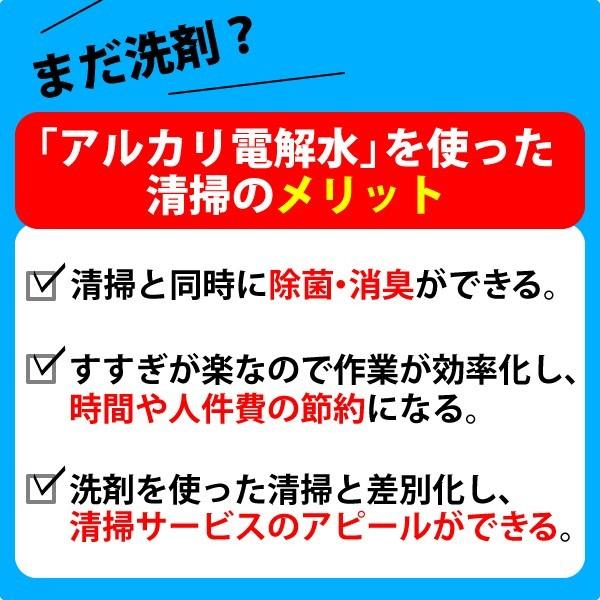 送料無料　ヒダカ 強アルカリ電解水 ｐH13.2 20Lお得な2箱セット カークリーニング業務用 レビュー特典有｜hidakashop｜04